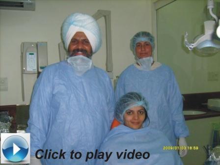 immediate extraction of 2 milk teeth & placement of dental implants & crowns